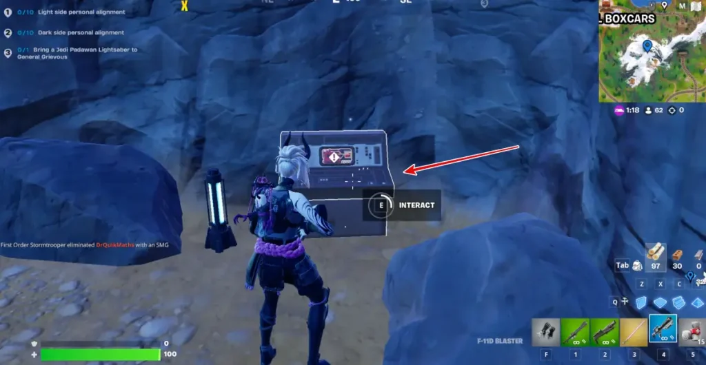 Leia Organa Story Quest in Fortnite