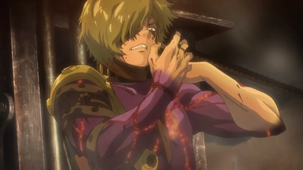 Un immobile de Kabaneri de la forteresse en fer 