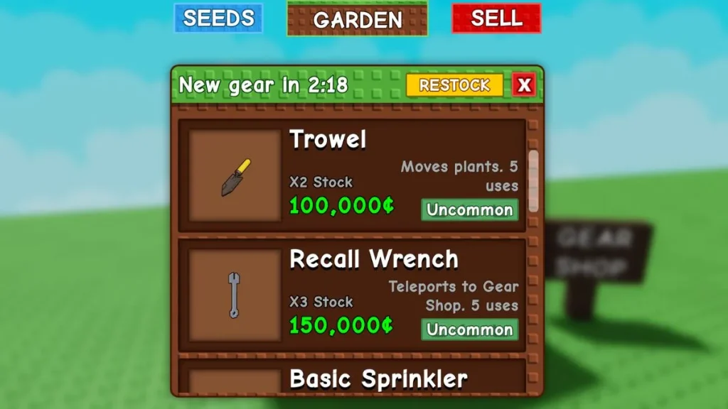 rappeler la clé à faire pousser un jardin