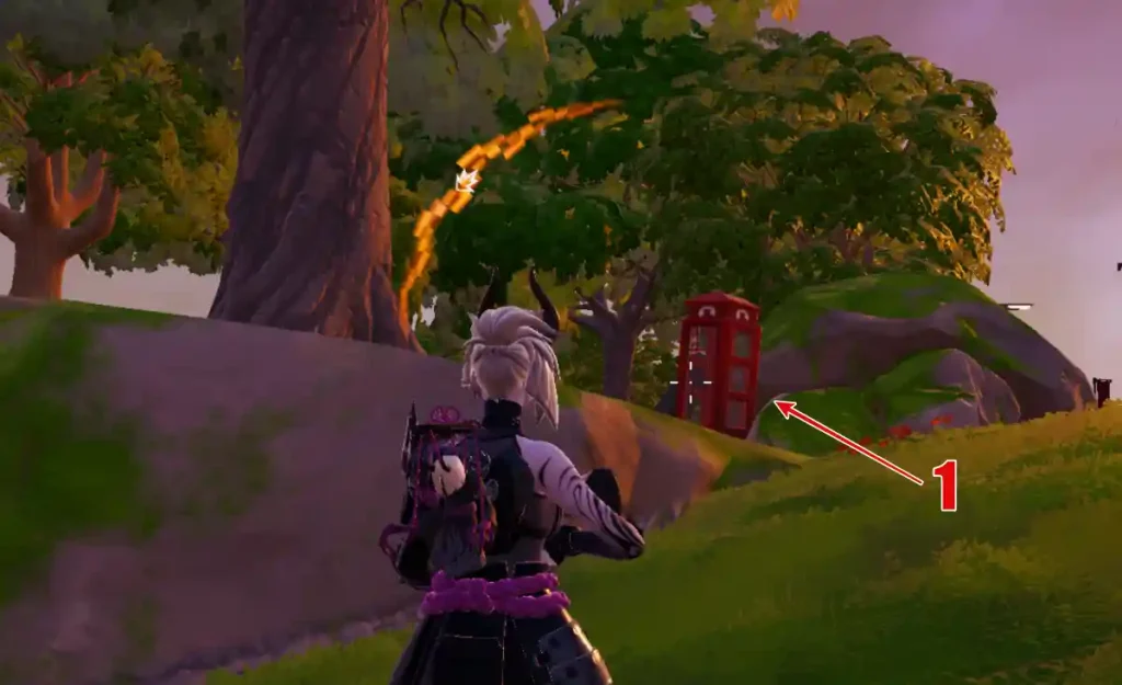 Emplacements de la cabine téléphonique à Fortnite