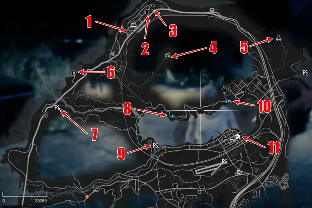 Icônes et symboles GTA 5