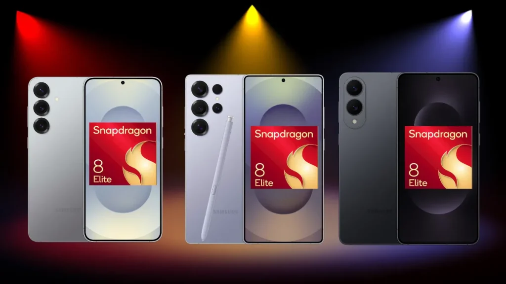 Comparaison des performances de Samsung Galaxy S25