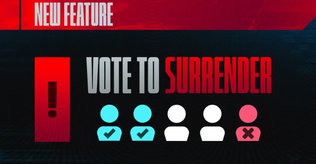 Vote to Surrender in Fortnite Ballistic