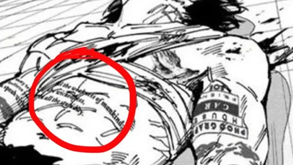 Un calme de tatouage de Nagumo