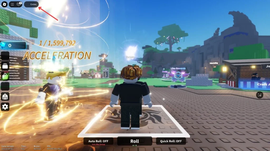 Échangez les codes RNG ROBLOX Jules
