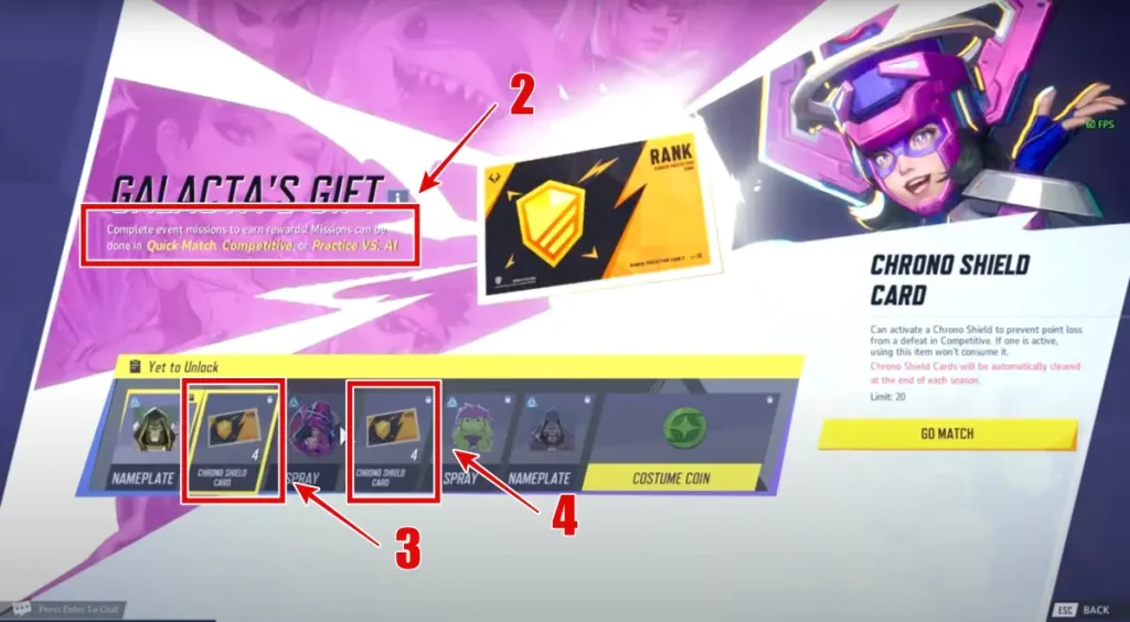Cartes Chrono Shield dans Marvel Rivals