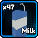Matériau de lait de l'expérience de la saga anime Roblox.