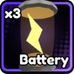 Matériau de la batterie de l'expérience de Saga Roblox Anime.