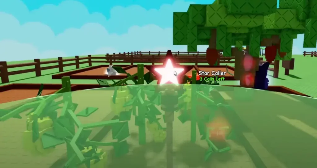 L'appelant vedette cultiver un jardin Roblox