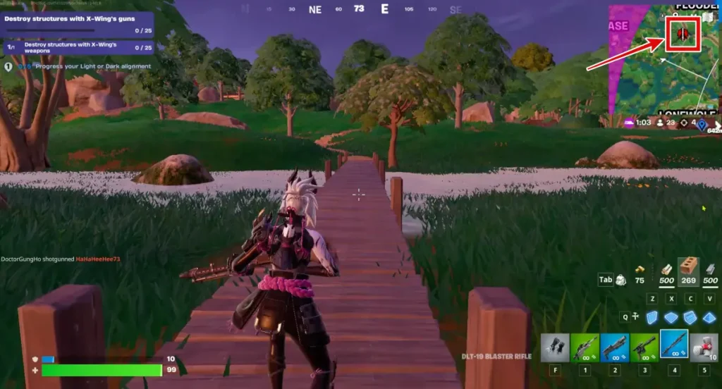 How to Find Palpatine and Train as a Sith Apprentice in Fortnite Galactic Battle