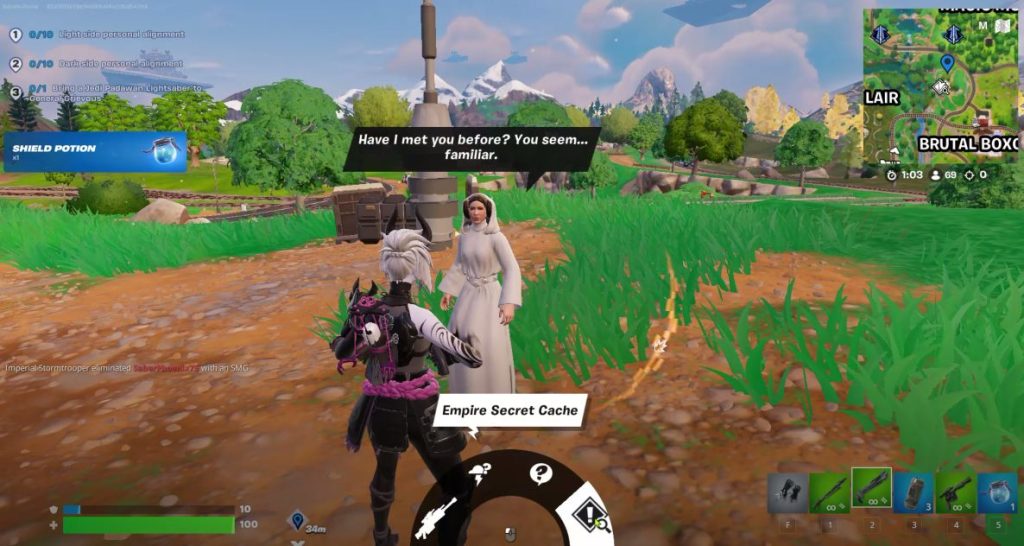 Leia Organa Story Quest in Fortnite