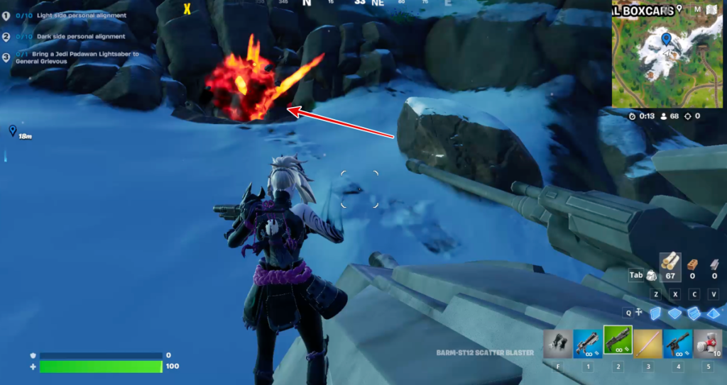 Leia Organa Story Quest in Fortnite