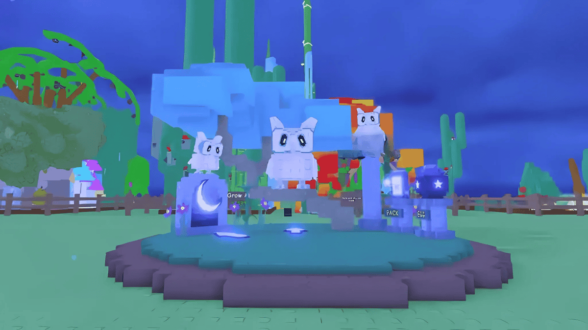 L'ancien hibou sage du nouvel événement lunaire à l'intérieur de l'expérience Grow A Garden Roblox