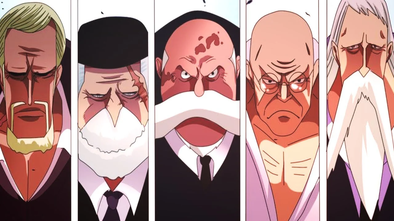One Piece: les cinq anciens expliqués - noms, pouvoirs, capacités et histoire