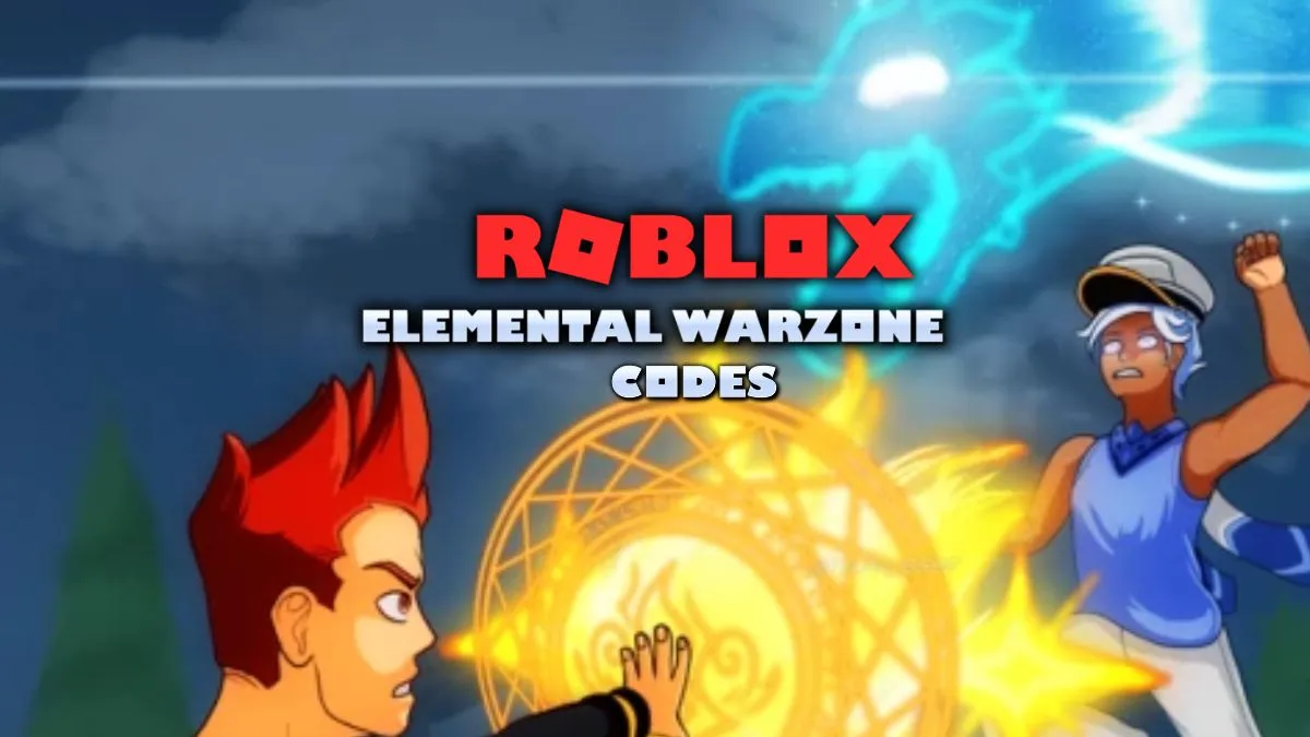 Codes Roblox Elemental Warzone